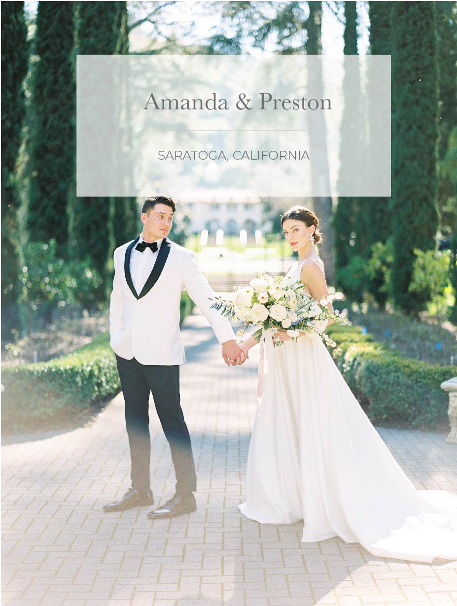 Montalvo Arts Wedding in San Francisco California