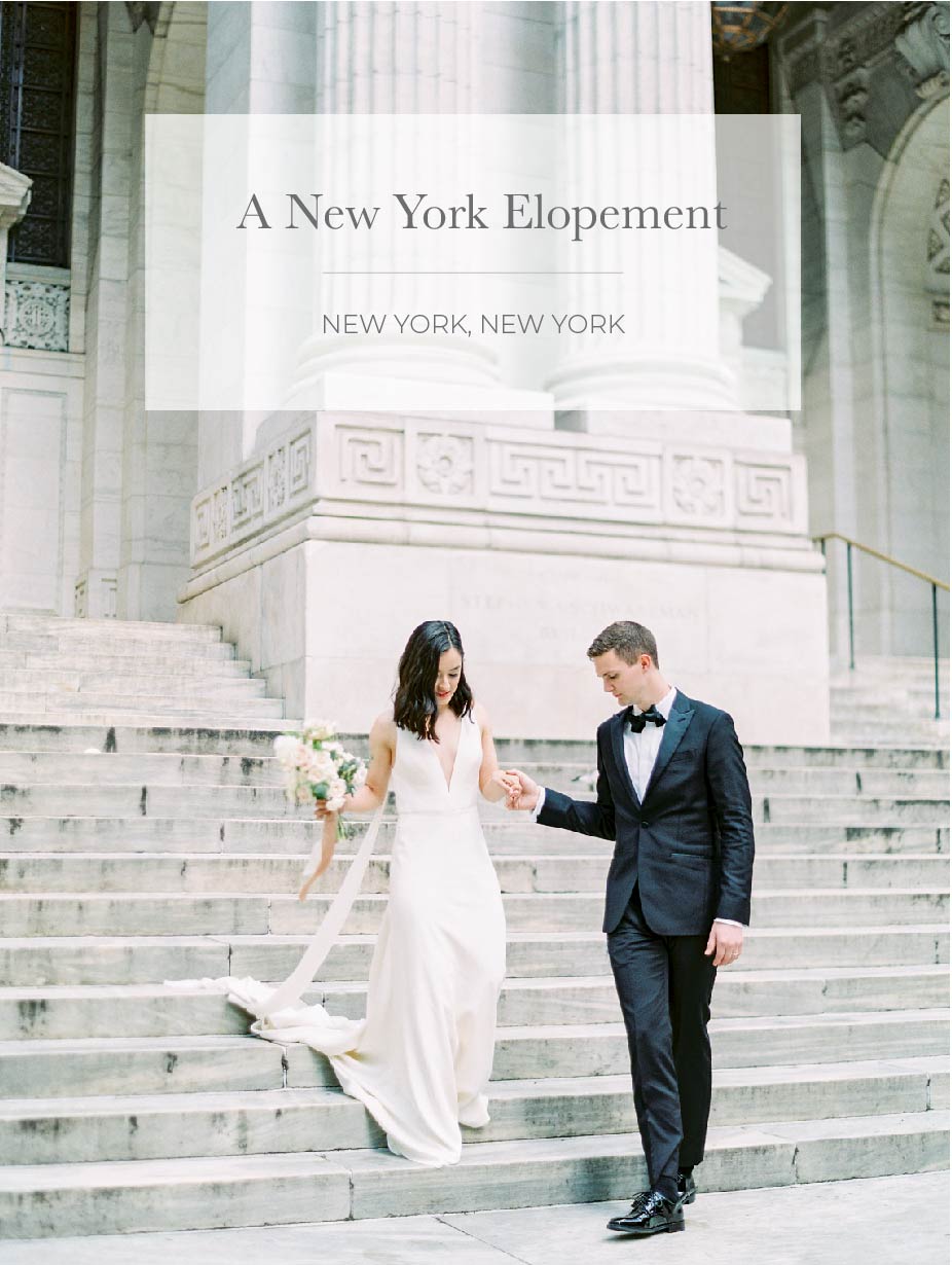 New York Public Library Wedding