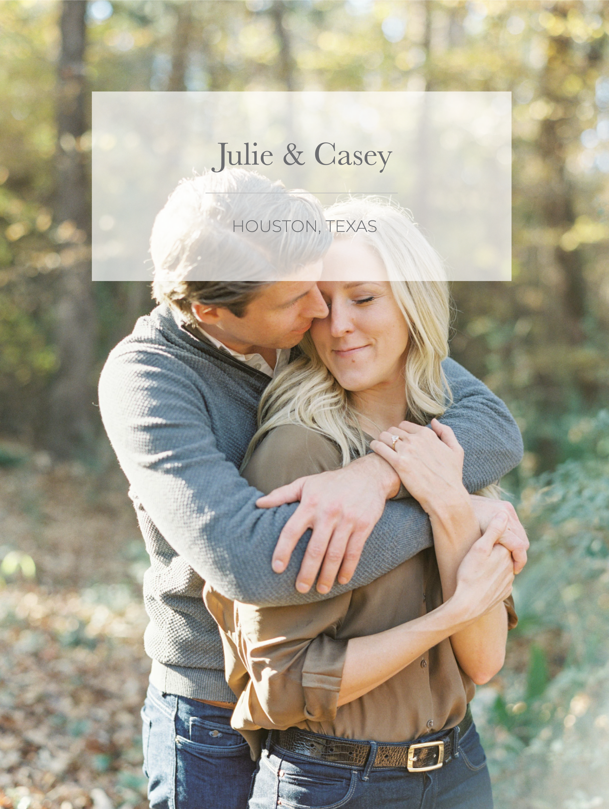 Autumn Proposal Near Lake Conroe